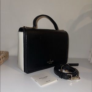 {•SOLD Black & White Kate Spade Crossbody Bag•}